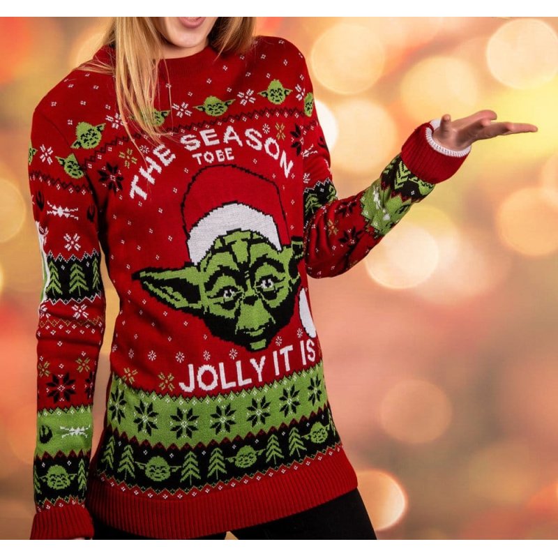 Star Wars Christmas Sweater Yoda Size XXL