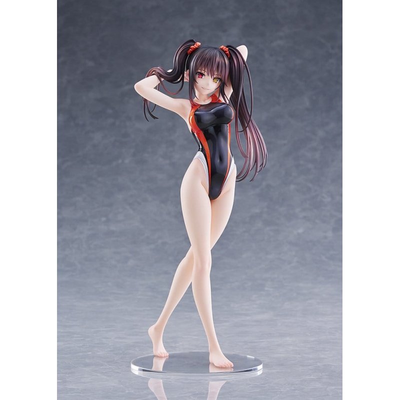 Date A Live Swimsuit Silhouette PVC Figure 1/7 Kurumi Tokisaki Swimwear Ver. 24 cm