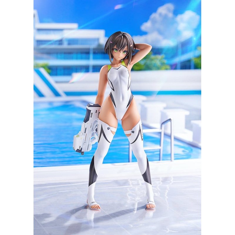 Arms Note PVC Figure 1/7 Buchou-chan of the Swimming Club White Swimsuit Ver. 22 cm
