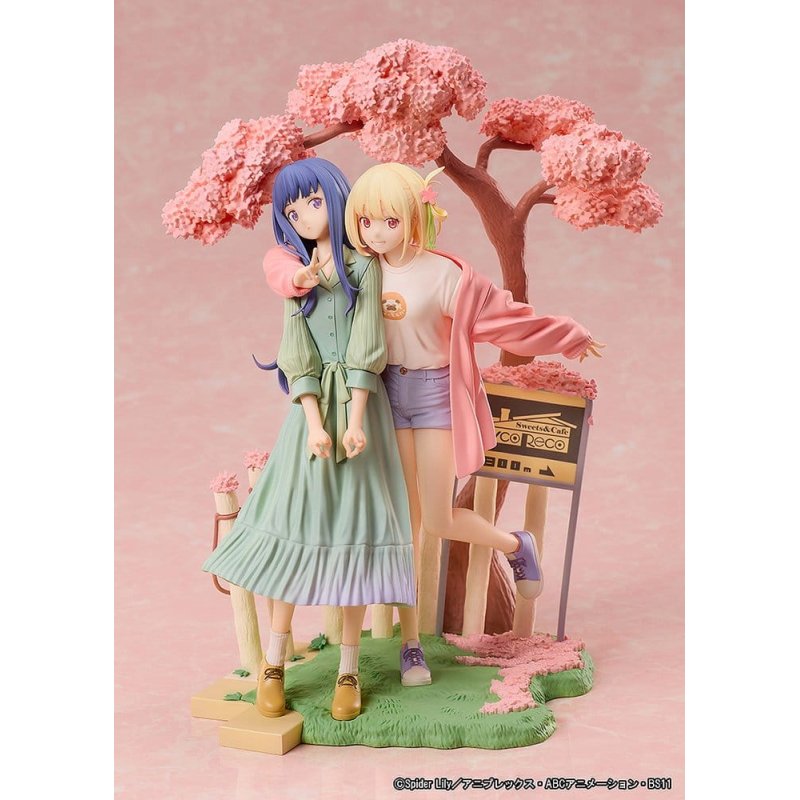 Lycoris Recoil PVC Figures 2-Pack Chisato Nishikigi & Takina Inoue Spring Ver. 25 cm