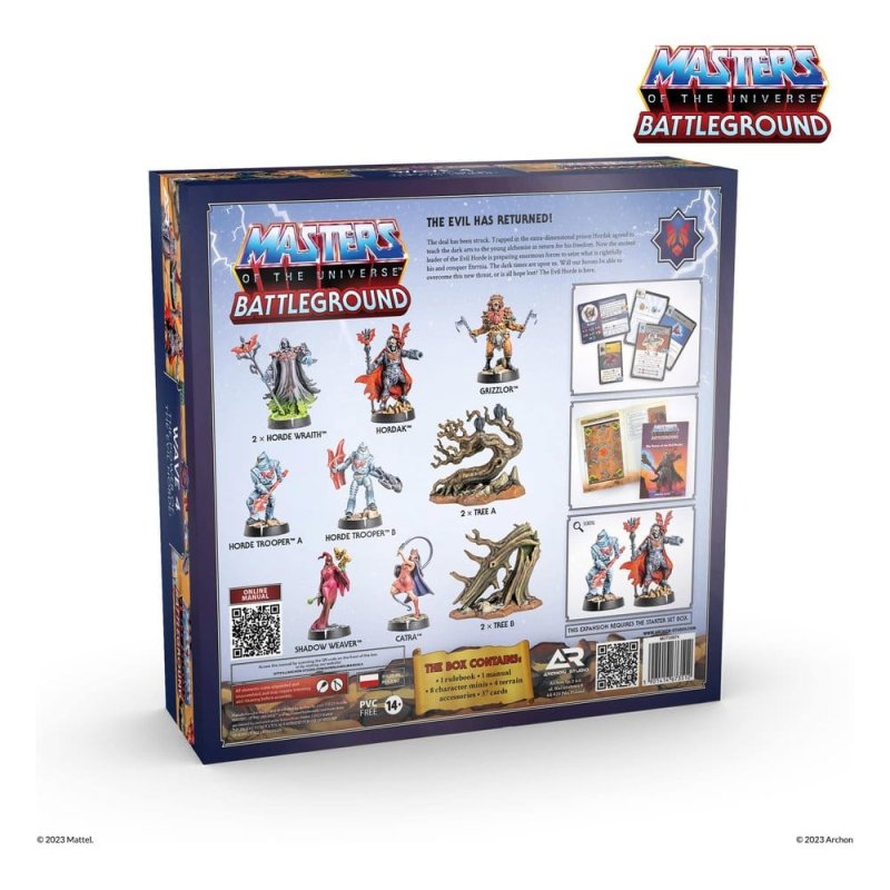 Masters of the Universe: Battleground Miniatures Game Wave 4: The Power of the Evil Horde *French Version*