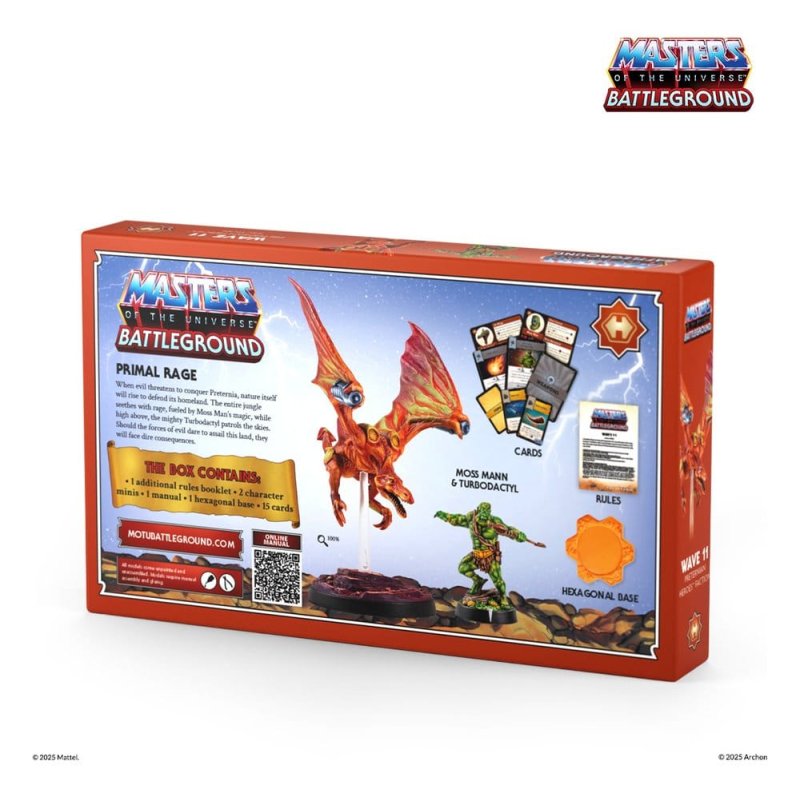 Masters of the Universe: Battleground Miniatures Game Wave 11: Preternian Heroes Moss Man / Turbodactyl *Italian
