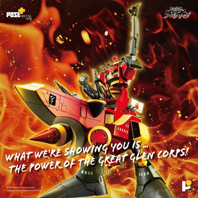 Tengen Toppa Gurren Lagann POSE METAL series Statue Dai-Gurren 33 cm