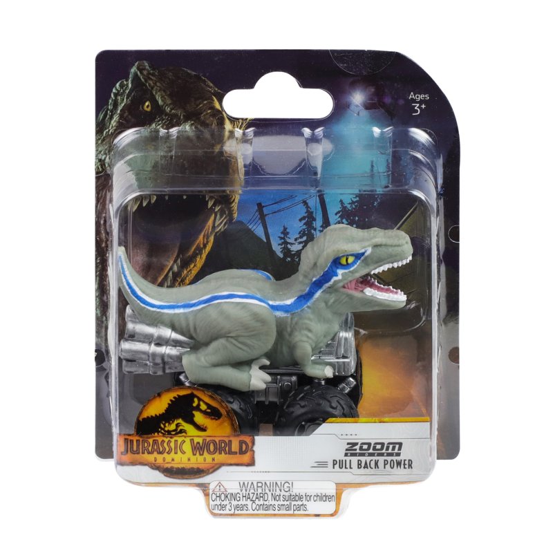 Jurassic World Zoom Riders Vehicle with Action Figure Assortment (24)