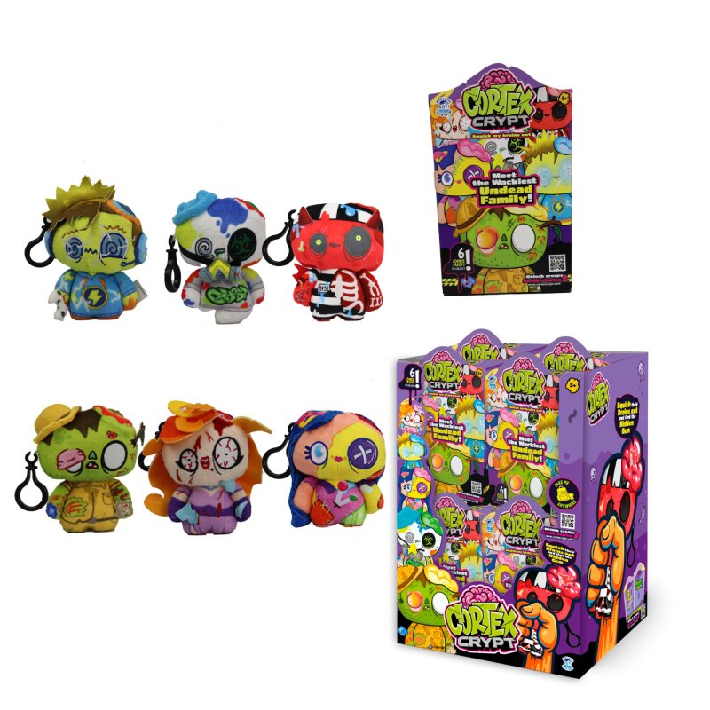 Cortex Crypt PVC key ring Blind Box Graveyard Display 12 cm (12)