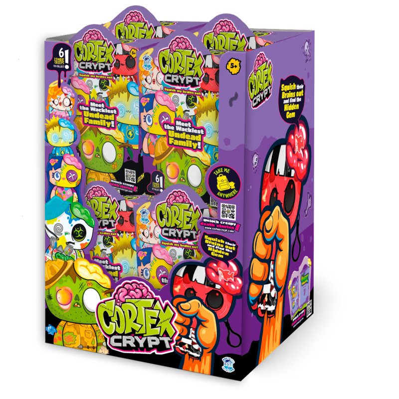 Cortex Crypt - Keychain Plush 12 Cm - Graveyard Blind Box 12 Pcs Cdu