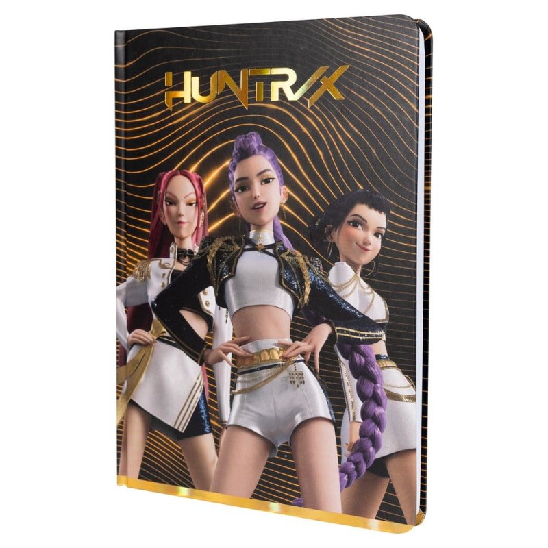 K-Pop Demon Hunters Notebook - A5 Casebound - Golden / K-Pop Demon Hunters notatnik A5 w twardej oprawie - Golden