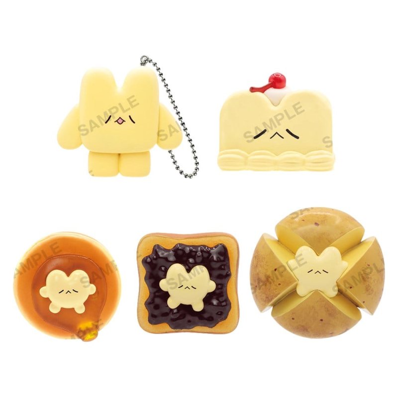 Nagomiyanosekai Keyholder Rubber Charms Butter no Tsumi-chan 4 cm Blind Box Assortment (6)
