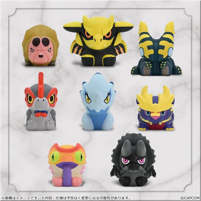 Monster Hunter Capcom Figure Builder Finger Puppets &nbspVol. 3 Blind Box Assortment (8)