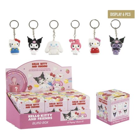 Sanrio Hello Kitty Keychain Blind Box Display (6)