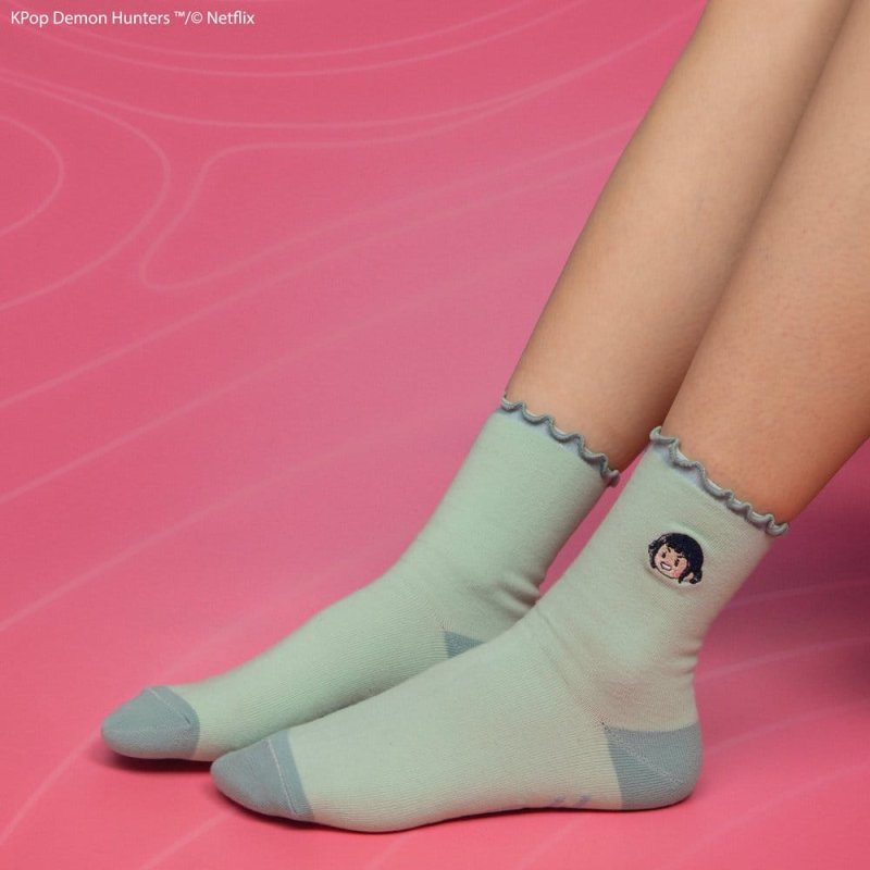 KPop Demon Hunters Socks Set of 3 HUNTR/X