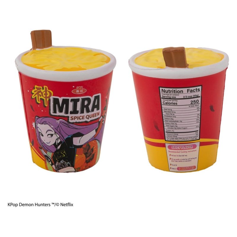 K-Pop Demon Hunters Squishy - Mira Spice Queen Noodles / K-Pop Demon Hunters gniotek Mira Spice Queen Noodles