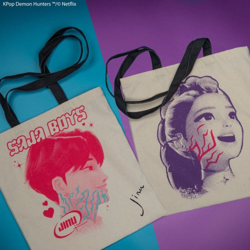 K-Pop Demon Hunters Tote Bag Huntr/x - Rumi & Jinu / K-Pop Demon Hunters torba na zakupy Huntr/x - Rumi & Jinu