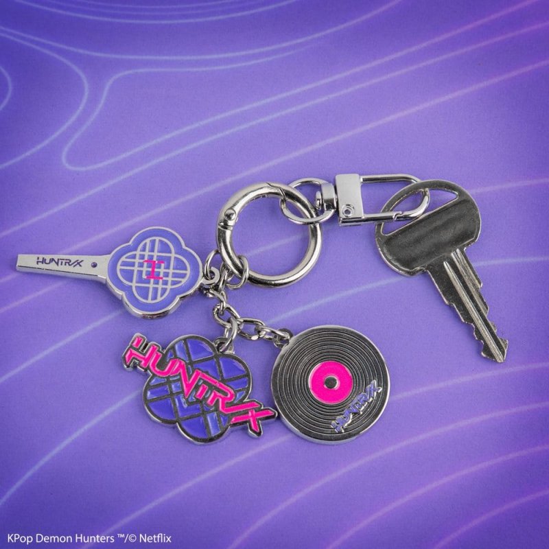 KPop Demon Hunters Charm Keychain HUNTR/X