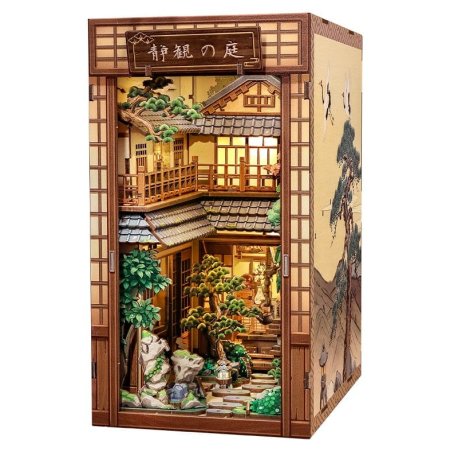 Book Nook Serene Courtyard 22 x 12 cm