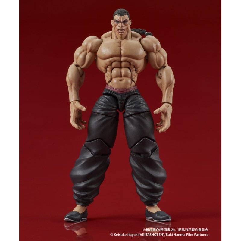 Baki Hanma Digaction Action Figure Retsu Kaioh 7 cm
