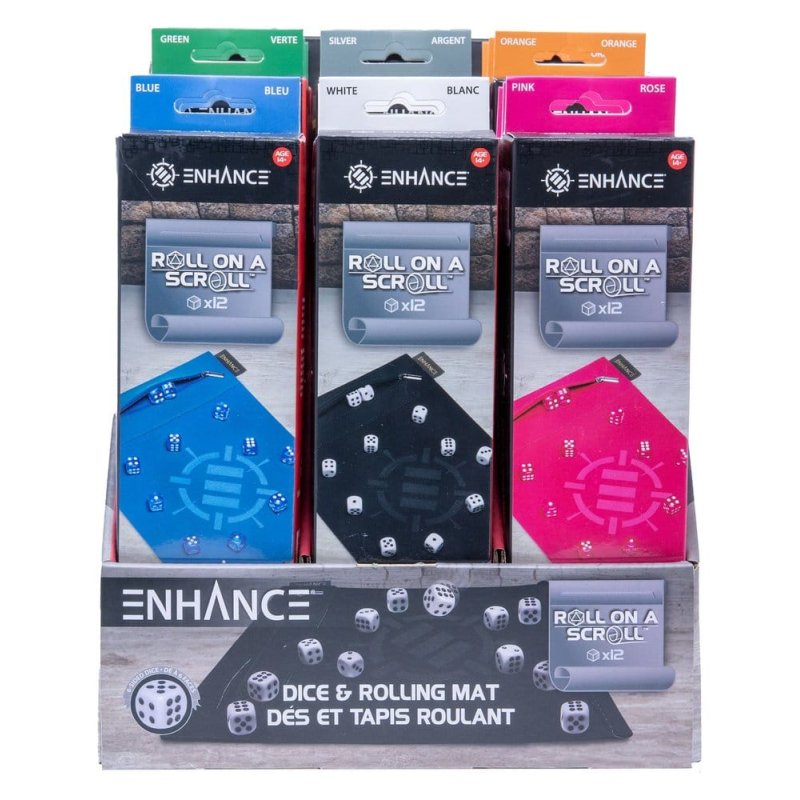 Enhance Tabletop Accessories Roll on a Scroll Multicolor Display (18)