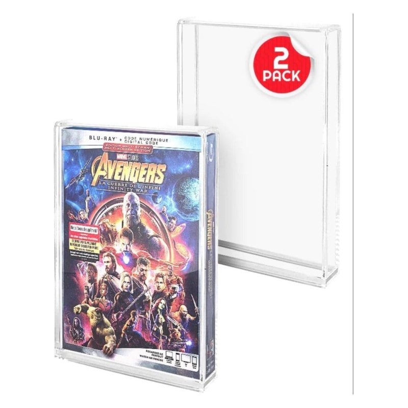 Acrylic Case 2-Pack for PS3/PS4/Blu-Ray/XBOX One