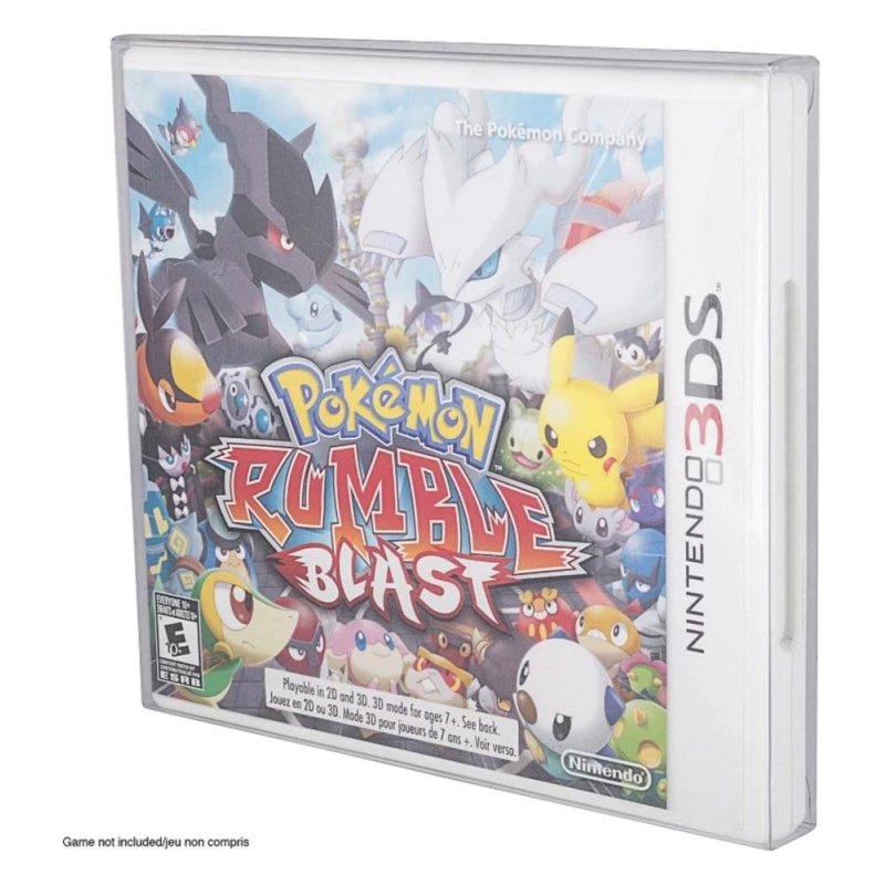 heo Pack 25 boîtes de protection en PET pour jeux 3DS (NTSC) Games