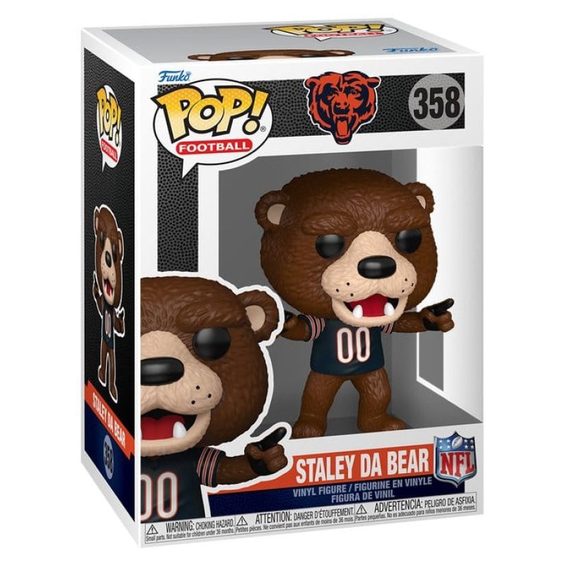 NFL POP! Vinyl Figure Mascots: Bears- Staley 9 cm