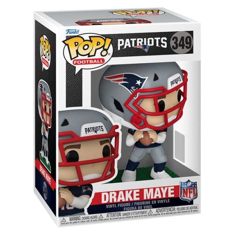 NFL POP! Vinyl Figure Drake Maye 9 cm