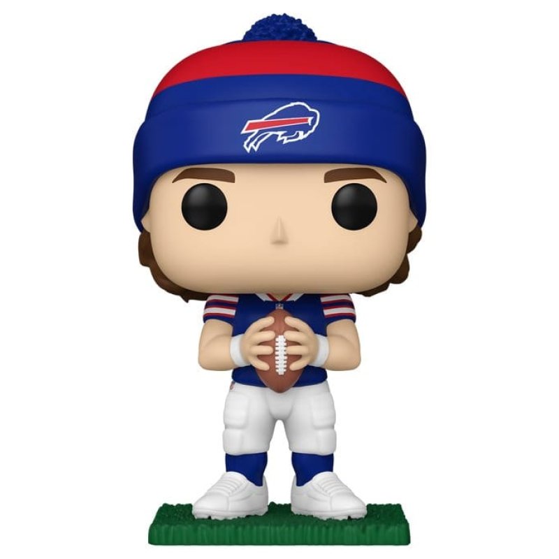 NFL POP! Vinyl Figure : Bills- Josh Allen (Beanie) 9 cm