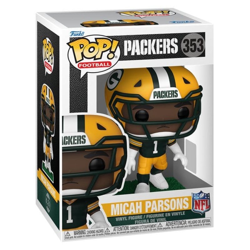 NFL POP! Vinyl Figure : Packers - Micah Parsons 9 cm