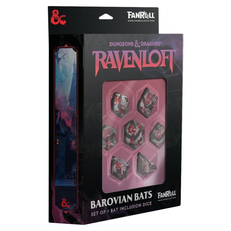 Dungeons & Dragons Ravenloft Dice Set Inclusion Bats (7)
