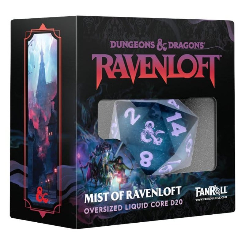 Dungeons & Dragons Mists of Ravenloft Dice Oversized Liquid Core d20