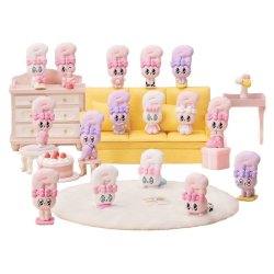 Esther Bunny Blind Box Mini Figures Little Vlog Bunny Face Series 6 cm Display (6)
