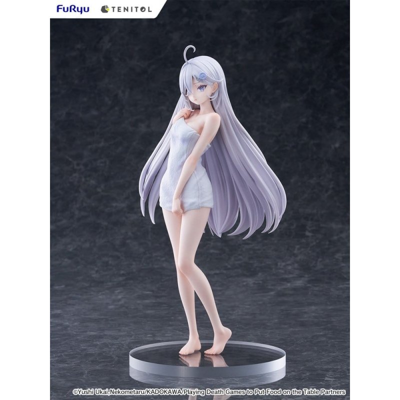 Playing Death Games to Put Food on the Table Light Novel PVC Statue Yuki Golden Bath Ver. 30 cm