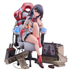 SSSS. Gridman Universe F:NEX PVC Statue Rikka Takarada Gaming Chair Ver. 19 cm