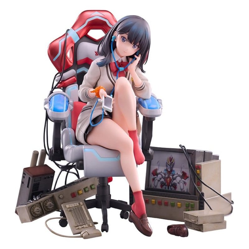 SSSS. Gridman Universe F:NEX PVC Statue Rikka Takarada Gaming Chair Ver. 19 cm