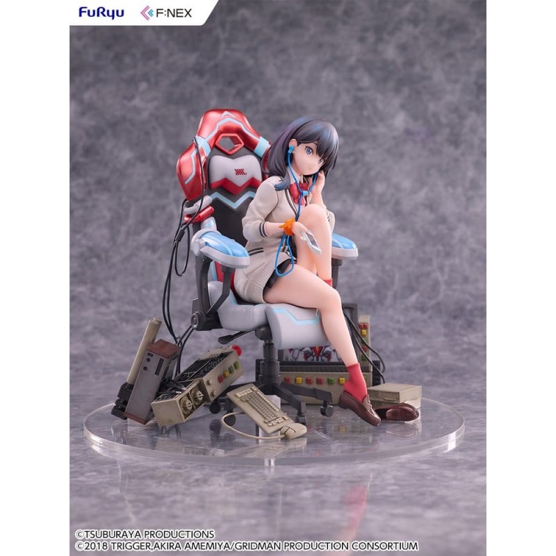 SSSS. Gridman Universe F:NEX PVC Statue Rikka Takarada Gaming Chair Ver. 19 cm