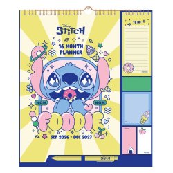 Disney Stitch Wall Planner 2026/27 30 x 34 cm