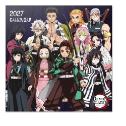 Demon Slayer 2027 Wall Calendar 30 x 30 cm