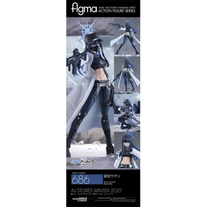 Blue Archive Figma Action Figure Saori Joumae 17 cm