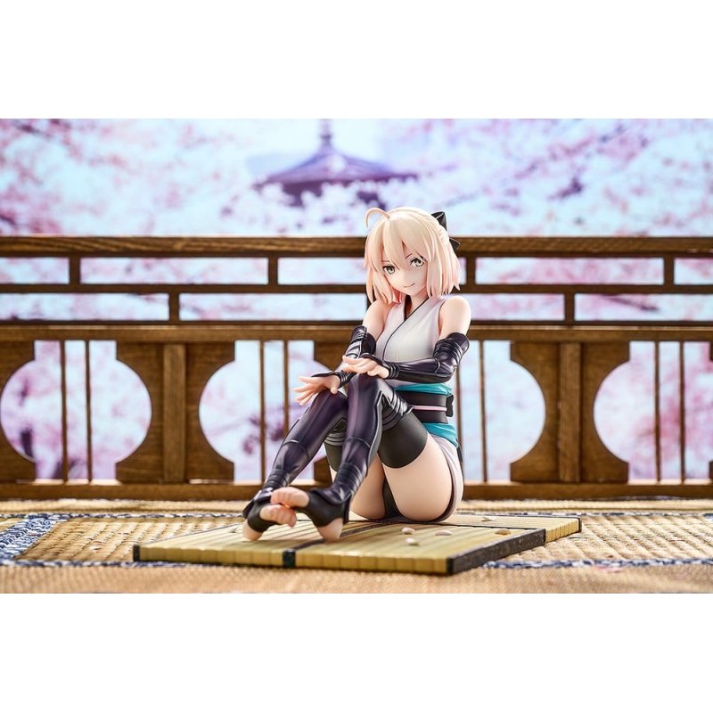 Fate/Grand Order PVC Statue 1/7 Saber Class servant Okita Souji Final Ascension Ver. 14 cm