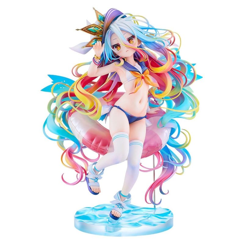 No Game No Life Statue 1/7 Shiro: Sailor-Style Swimsuit Ver. 24 cm