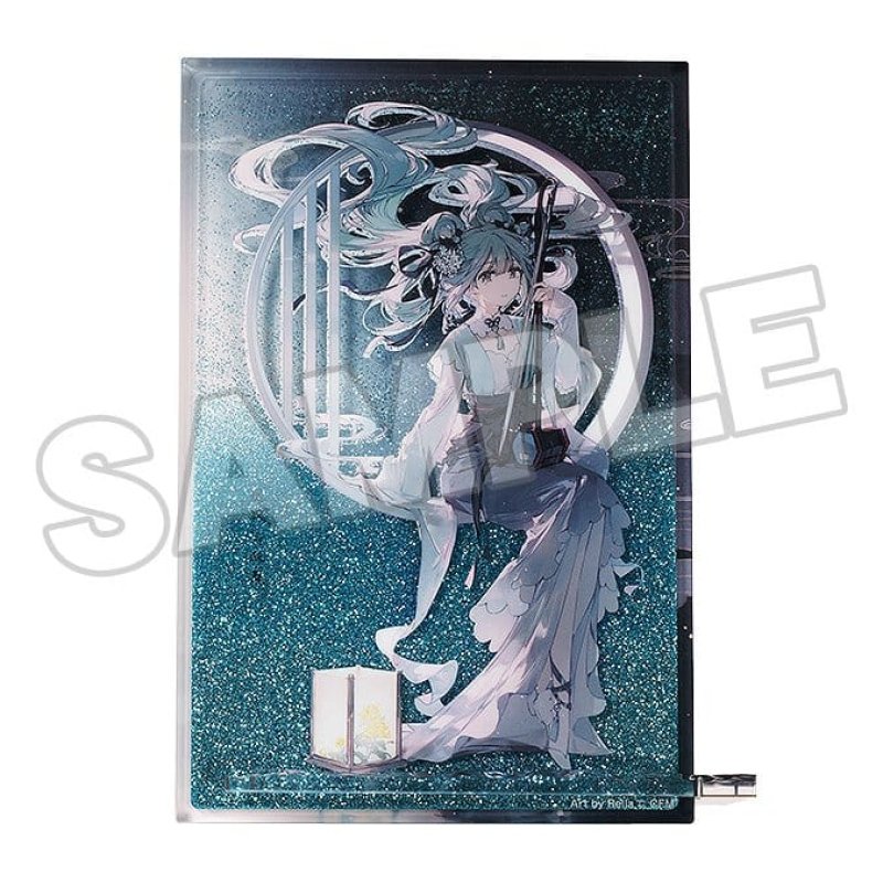 Character Vocal Series 01: Hatsune Miku Glitter Acrylic Block Hatsune Miku Han Gong Qiu Yue Ver. 15 cm