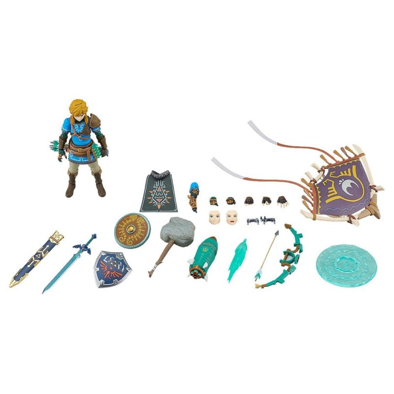 The Legend of Zelda Tears of the Kingdom Figma Action Figure Link Tears of the Kingdom Ver. DX Edition 15 cm