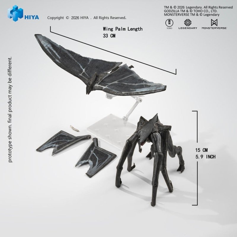Godzilla (2014) Exquisite Basic Action Figures Male & Female Muto Set 16 cm