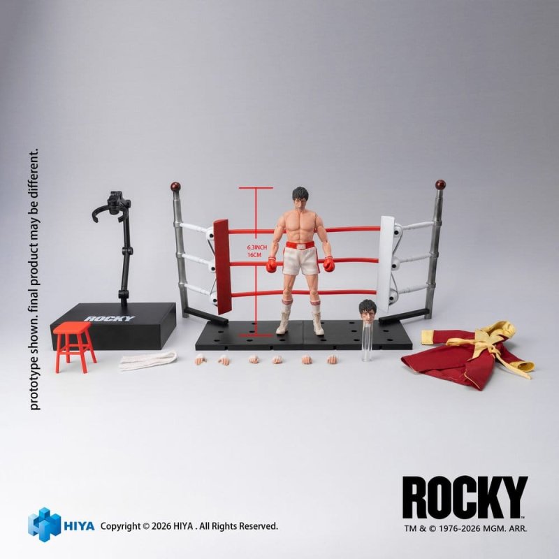 Rocky I Exquisite Super Action Figure 1/12 Rocky 16 cm