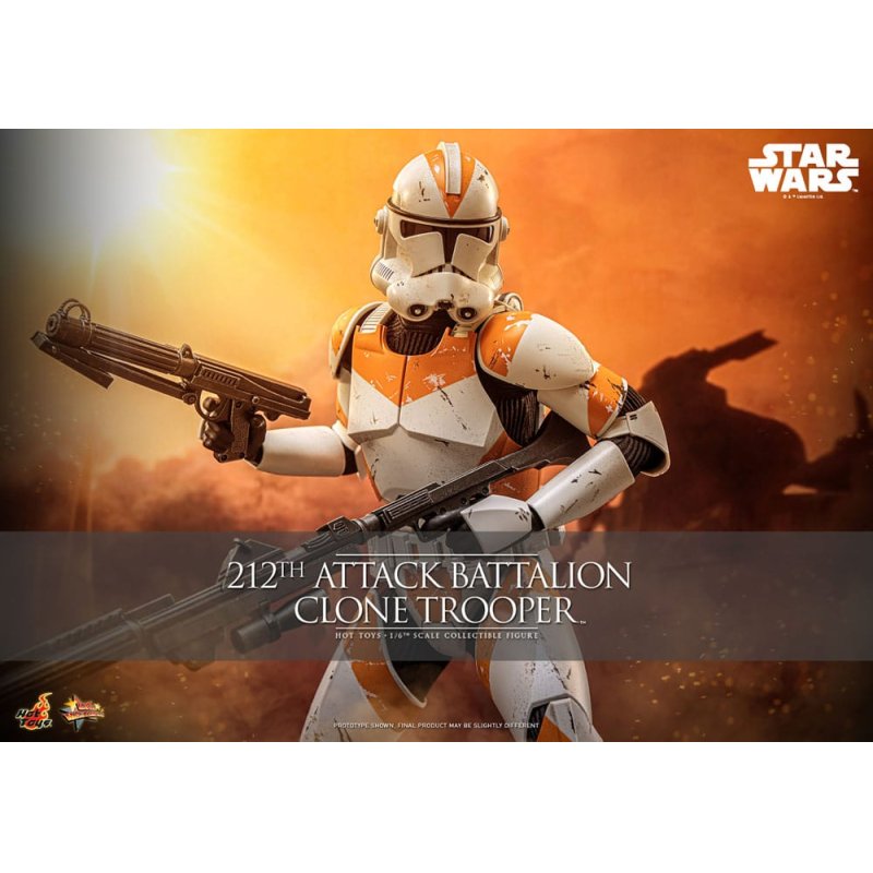 Star Wars: The Clone Wars Action Figure 1/6 212th Attack Battalion Clone Trooper 30 cm