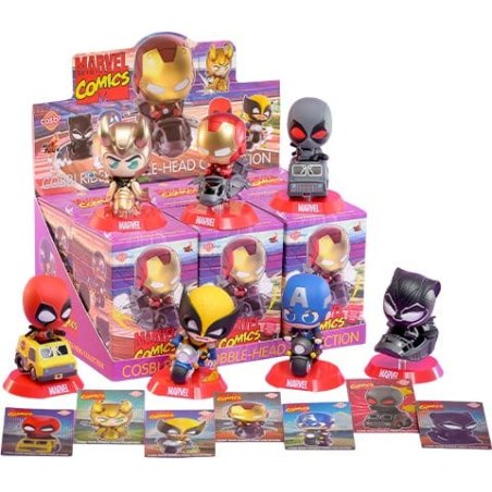 Marvel Cosbi Rider Mini Figures 9 cm Blind Box Display (6)