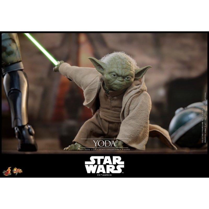 Star Wars: Revenge of the Sith Movie Masterpiece Action Figure 1/6 Yoda 14 cm