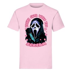 Scream T-Shirt Ghost Face You're Cute when you Scream Size L
