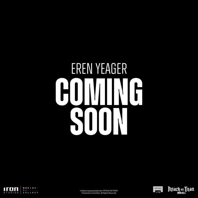 Attack on Titan Art Scale Statue 1/10 Eren Yeager 24 cm