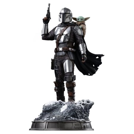 The Mandalorian & Grogu Art Scale Statue 1/10 The Mandalorian and Grogu 25 cm