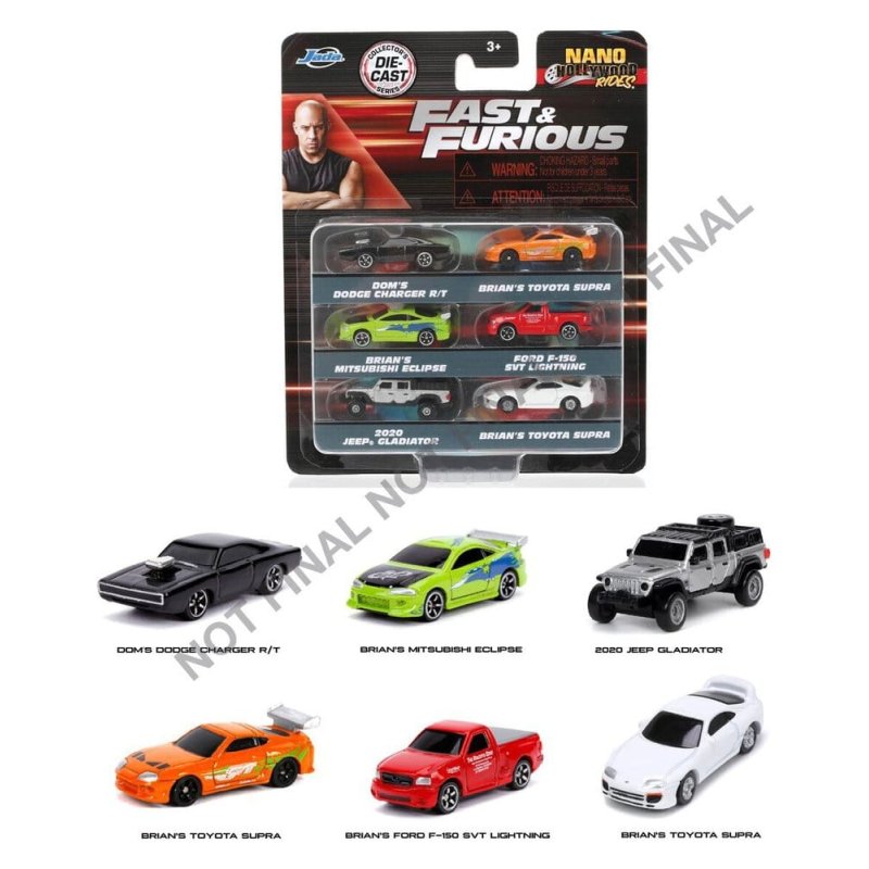 Fast & Furious 6-Pack Nano Cars